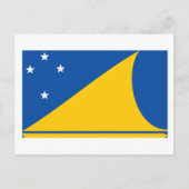 Tokelau-Flagge Postkarte (Vorderseite)