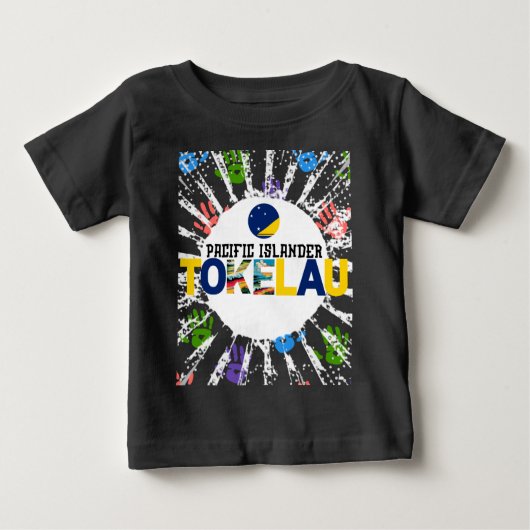 Tokelau Kinder Kleinkinder Shirt Babys (Vorderseite)
