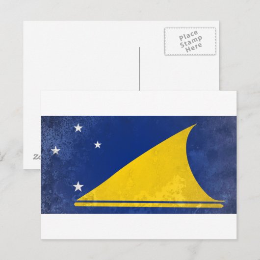 Tokelau Postkarte (Vorne/Hinten)