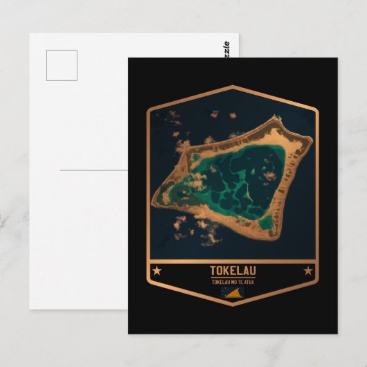 Tokelau Postkarte (Vorne/Hinten)