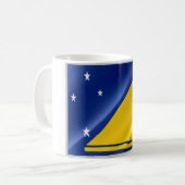 Tokelau - Waving Flag - Kaffeetasse (Vorderseite Links)