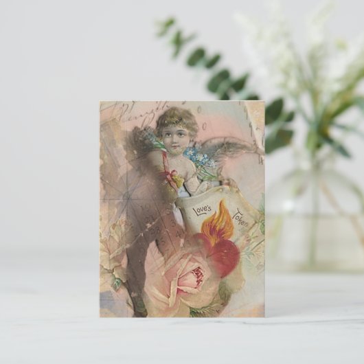 Token der Liebe Postkarte (Stehend Vorderseite)