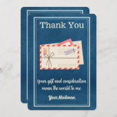 Token Letter Carrier Mailman Postal Mail Carrier Dankeskarte (Vorne/Hinten)