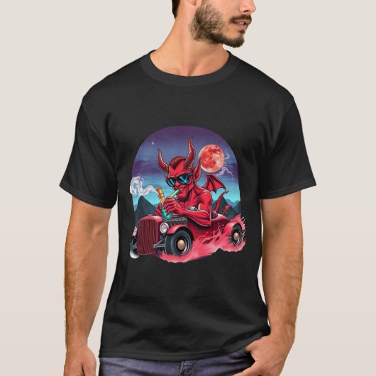 Token Red Devil Hotrod T-Shirt (Vorderseite)