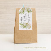 Token unserer Wertschätzung tropische Pampas Hochz Geschenkanhänger