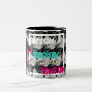 TokensTok TikTok Zwei-Tone-Kaffee-Tasse Zweifarbige Tasse