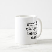 Tokest Beagle Vater Funny Beagle Dog Eigentümer Kaffeetasse (VorderseiteRechts)