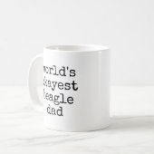 Tokest Beagle Vater Funny Beagle Dog Eigentümer Kaffeetasse (Vorderseite Links)