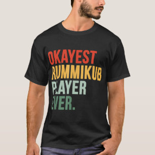 Tokest Rummikub Player Ever mehrfarbiger Schriftar T-Shirt