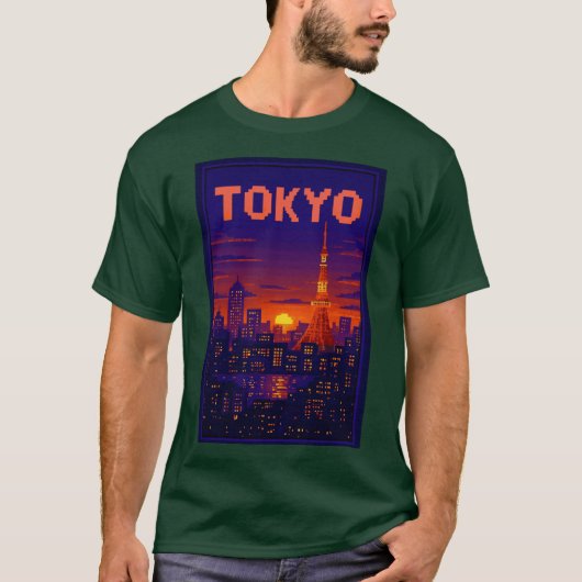 Tokio 16bit T-Shirt (Vorderseite)