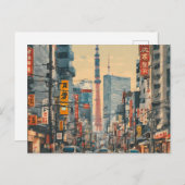 Tokio (5) postkarte (Vorne/Hinten)