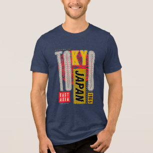 Tokio Aufstieg: Eine Stadt endloser Energie Tri-Blend Shirt
