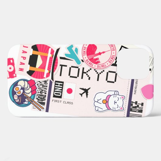TOKIO-BOARDING PASST DAS TELEFON Case-Mate iPhone HÜLLE (Rückseite (Horizontal))