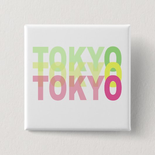 Tokio Button (Vorderseite)