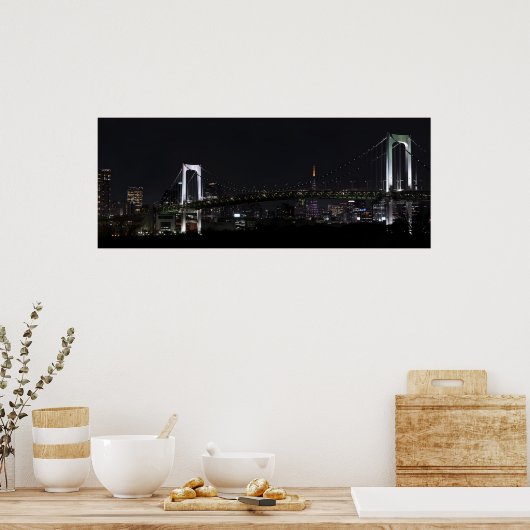 Tokio by Night Poster (Küche)