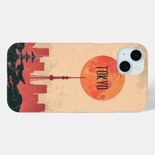 Tokio Case-Mate iPhone Hülle (Rückseite (Horizontal))