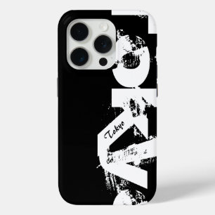 Tokio - Coole Schwarz-Weiß-Abdeckung im urbanen St Case-Mate iPhone Hülle