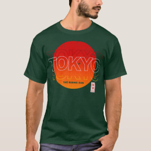 Tokio - Die aufstrebende Sonnenprämie T-Shirt
