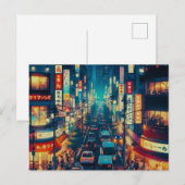 Tokio Feiertagspostkarte (Vorne/Hinten)