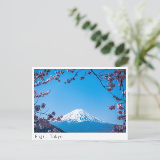 Tokio, Fuji Postcard Postkarte (Stehend Vorderseite)
