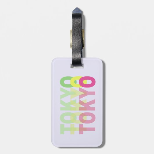 Tokio Gepäckanhänger (Rückseite vertikal)