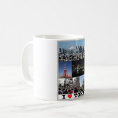 Tokio - I Liebe - Japan - Kaffeetasse (Vorderseite Links)