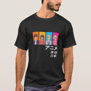 Tokio Japan Anime Manga Charaktere genießen T-Shirt