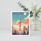 Tokio Japan Berühmte Reiseziele Postkarte (Stehend Vorderseite)