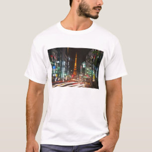 Tokio, Japan. Der Tokyo Tower ist ein Kommunikatio T-Shirt