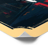 Tokio, Japan: Fuji und Stadtbild Poster (Ecke)