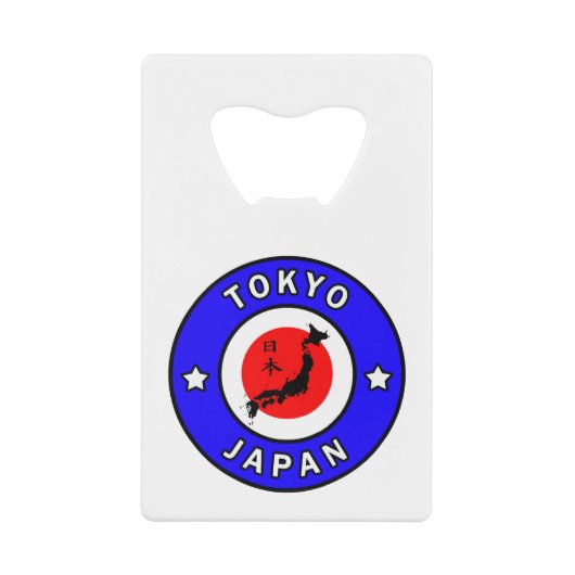 Tokio Japan Geldbeutel Flaschenöffner (Vorderseite)