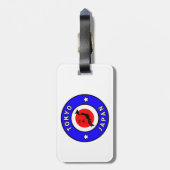 Tokio Japan Gepäckanhänger (Rückseite vertikal)