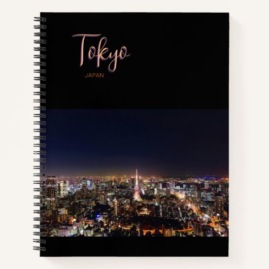 Tokio Japan Landschaftliche Notebook-Schule Notizblock (Vorderseite)