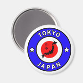 Tokio Japan Magnet (Vorderseite/Rückseite)