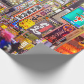 TOKIO, JAPAN - MÄRZ 14, 2014: Zeichen in dichtem A Geschenkpapier (Ecke)