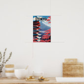 Tokio Japan Nostalgie Poster (Küche)