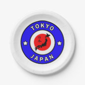 Tokio Japan Pappteller (Vorderseite)