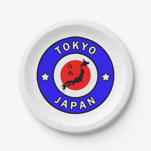 Tokio Japan Pappteller (Vorderseite)