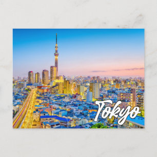 Tokio, Japan Postkarte