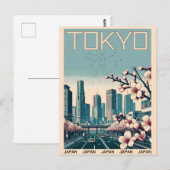 Tokio Japan Reise Vintage Geschenke Postkarte (Vorne/Hinten)