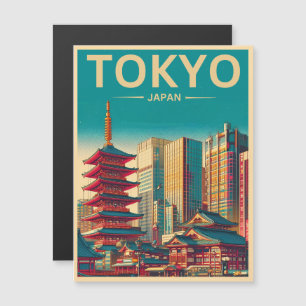 Tokio Japan Reise Vintage Magnetkarte Geschenke