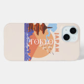 Tokio Japan Reisekunst Case-Mate iPhone Hülle (Rückseite (Horizontal))