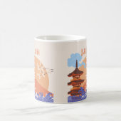 Tokio Japan Reisekunst Kaffeetasse (Mittel)