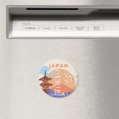 Tokio Japan Reisekunst Magnet (In Situ (Geschirrspüler))