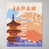 Tokio Japan Reisekunst Poster (Vorne)