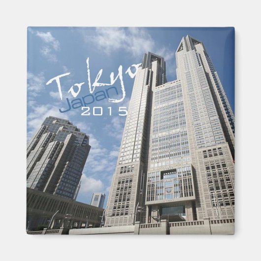 Tokio Japan Reisen Kühlschrankmagnet ändern Jahr (Vorne)