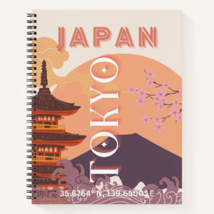 Tokio Japan Reisen Kunst, Kultur und Kultur Notizblock