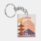 Tokio Japan Reisen Kunst, Kultur und Kultur Schlüsselanhänger (Vorderseite links)