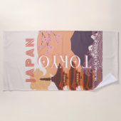 Tokio Japan Reisen Kunst, Kultur und Kultur Strandtuch (Vorderseite)