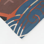Tokio Japan Reisen Kunst, Retro Art Reisen Fleecedecke (Ecke)